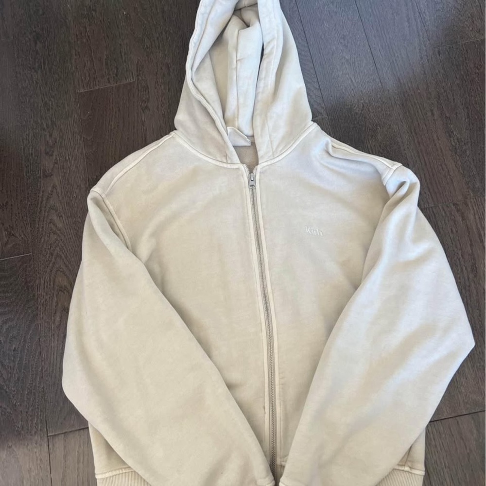 Kith Off-White Zip-Up Sweatshirt - Picture 3 of 5